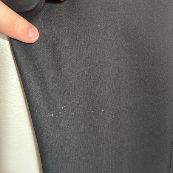 Women's Size L Ted Baker Stenciled Stems Floral Midi Formal Black Dress *Flaws* - Picture 9 of 10